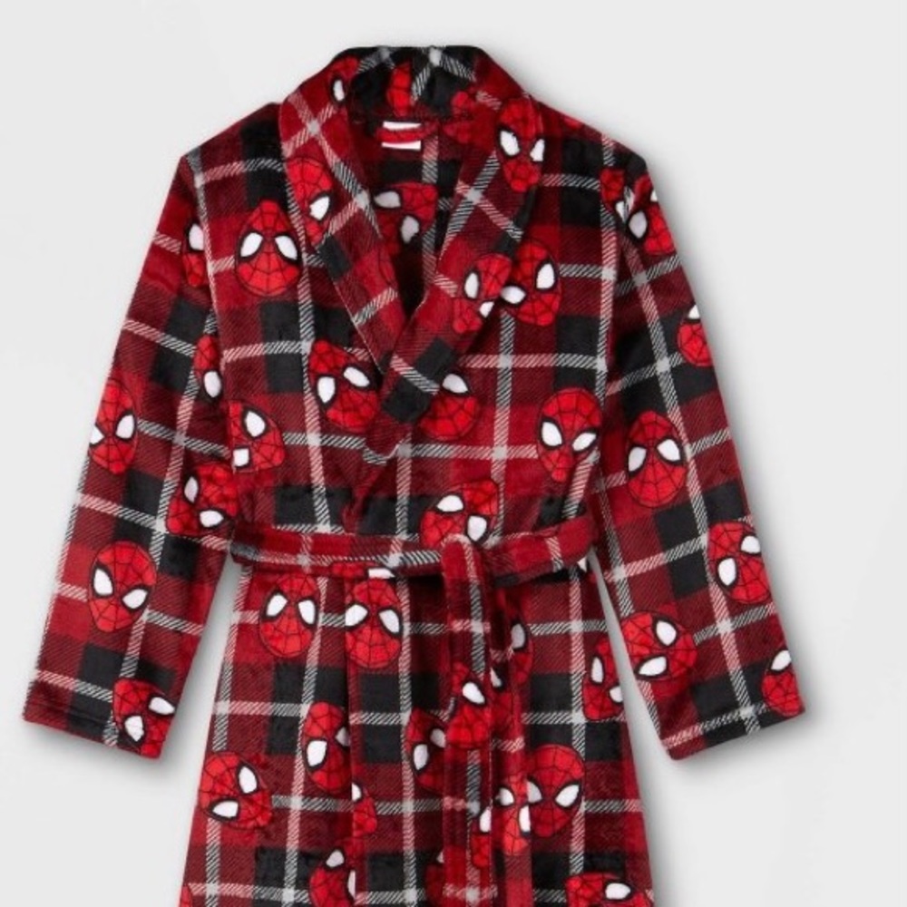 Boys Spider-Man Robe NWT
